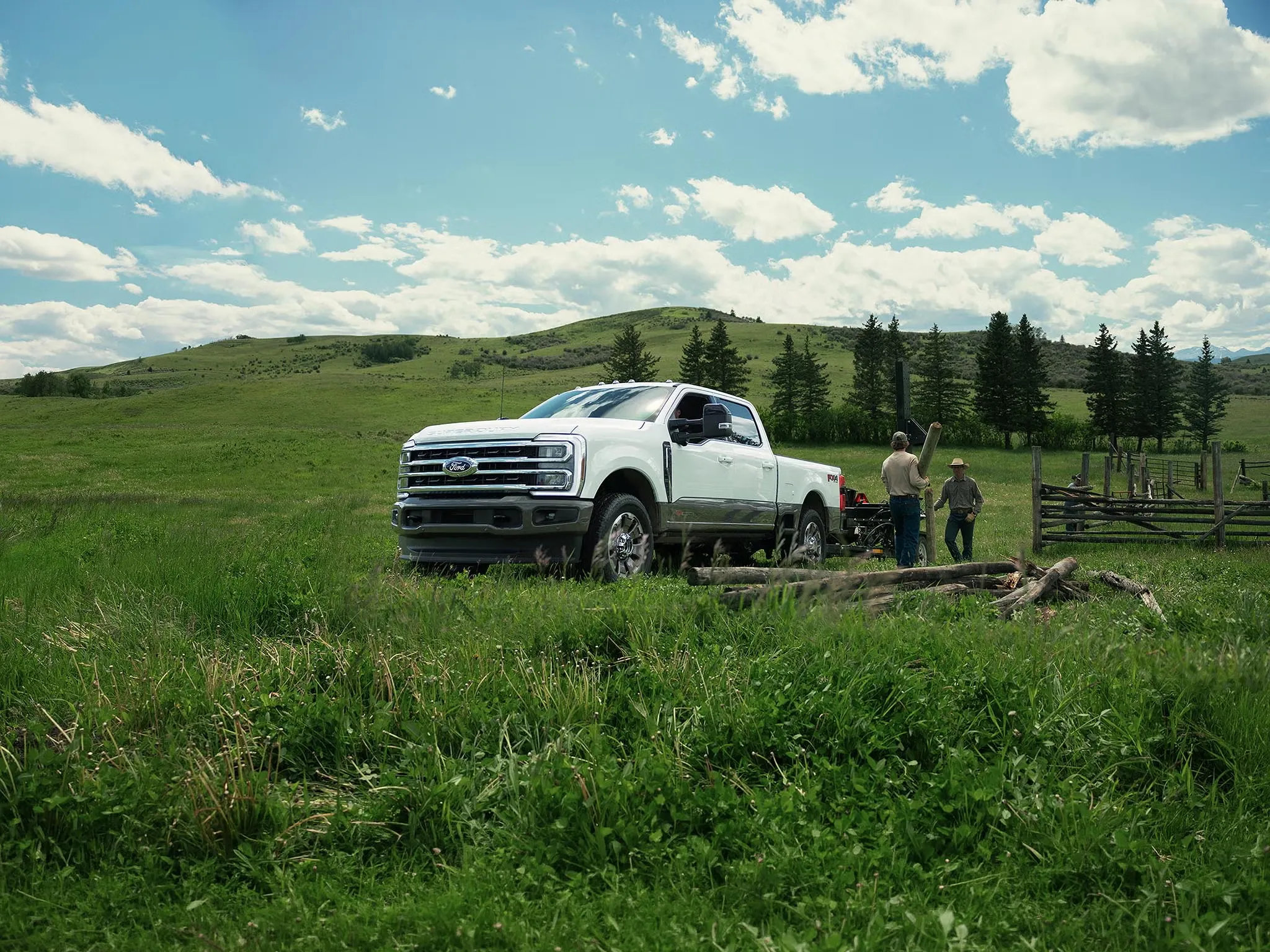 Ford Super Duty Ford Super Duty in a green field