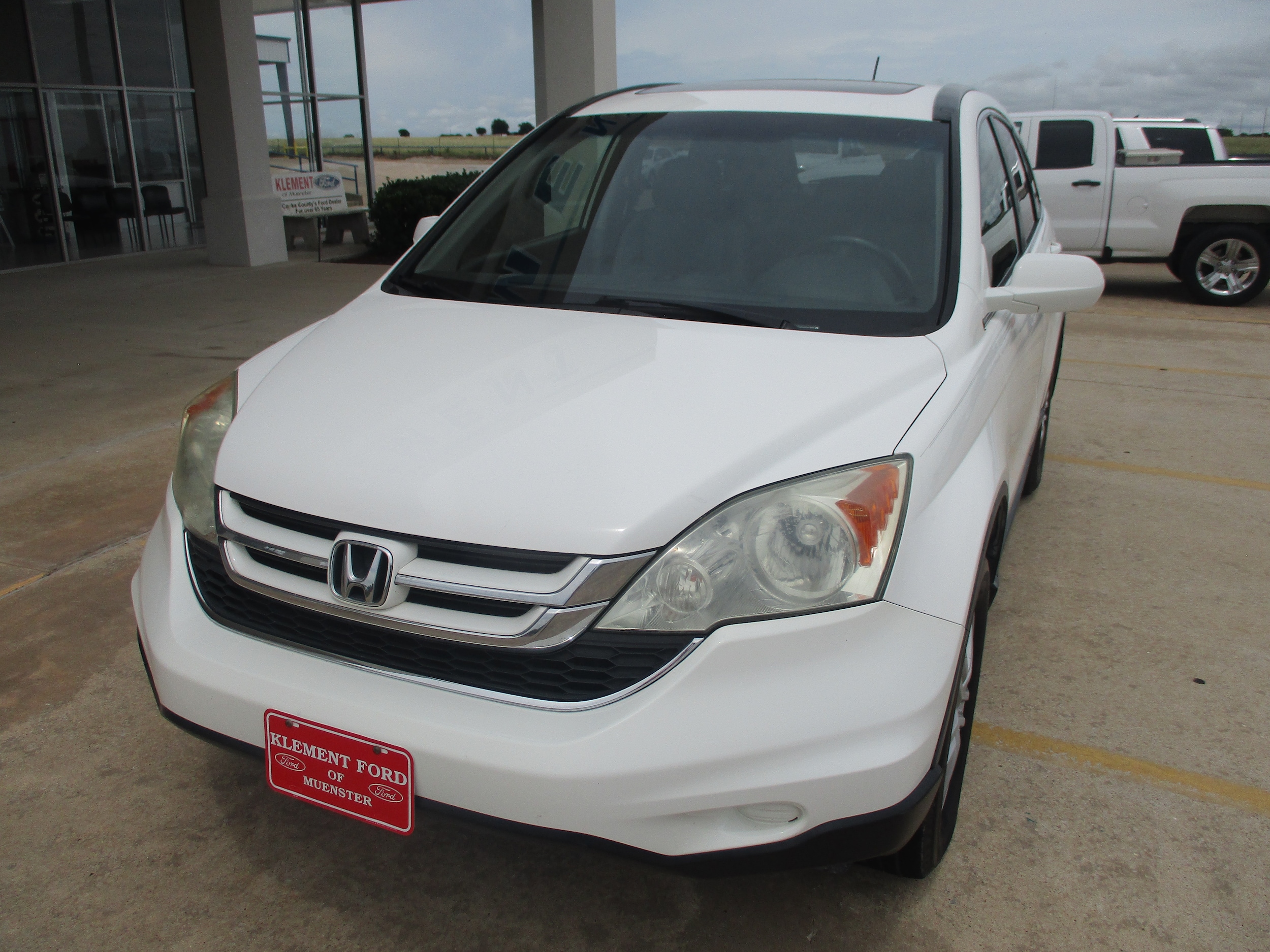 Used 2011 Honda CR-V EX-L with VIN 5J6RE3H74BL029458 for sale in Muenster, TX