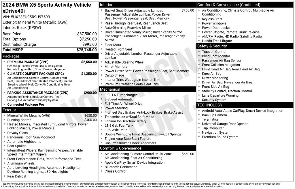 2024 BMW X5 40i - Photo 40