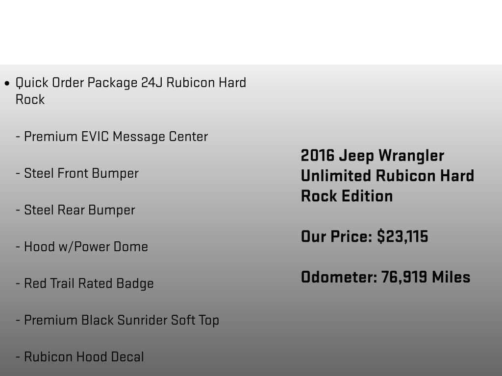 2016 Jeep Wrangler Unlimited Rubicon Hard Rock - Photo 12