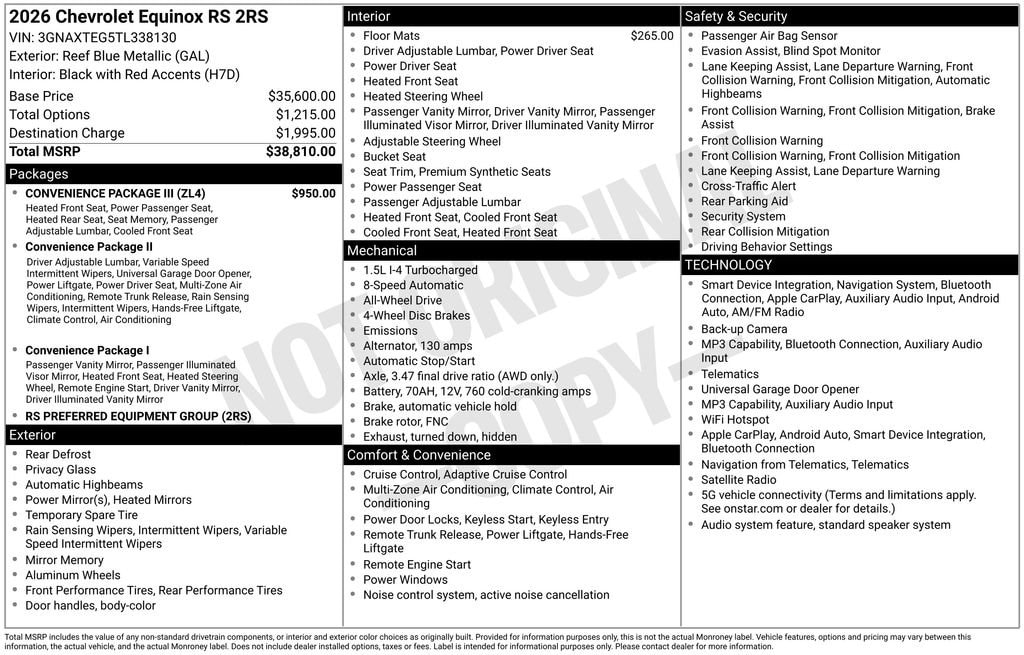 2026 Chevrolet Equinox RS - Photo 25