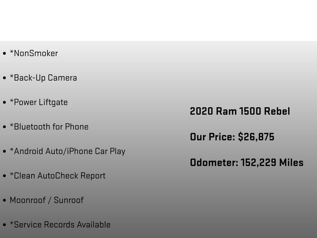 2020 RAM Ram 1500 Pickup Rebel - Photo 24