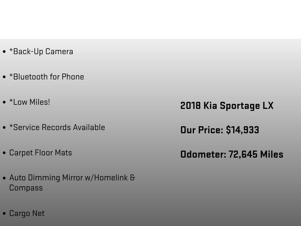 2018 Kia Sportage LX - Photo 6