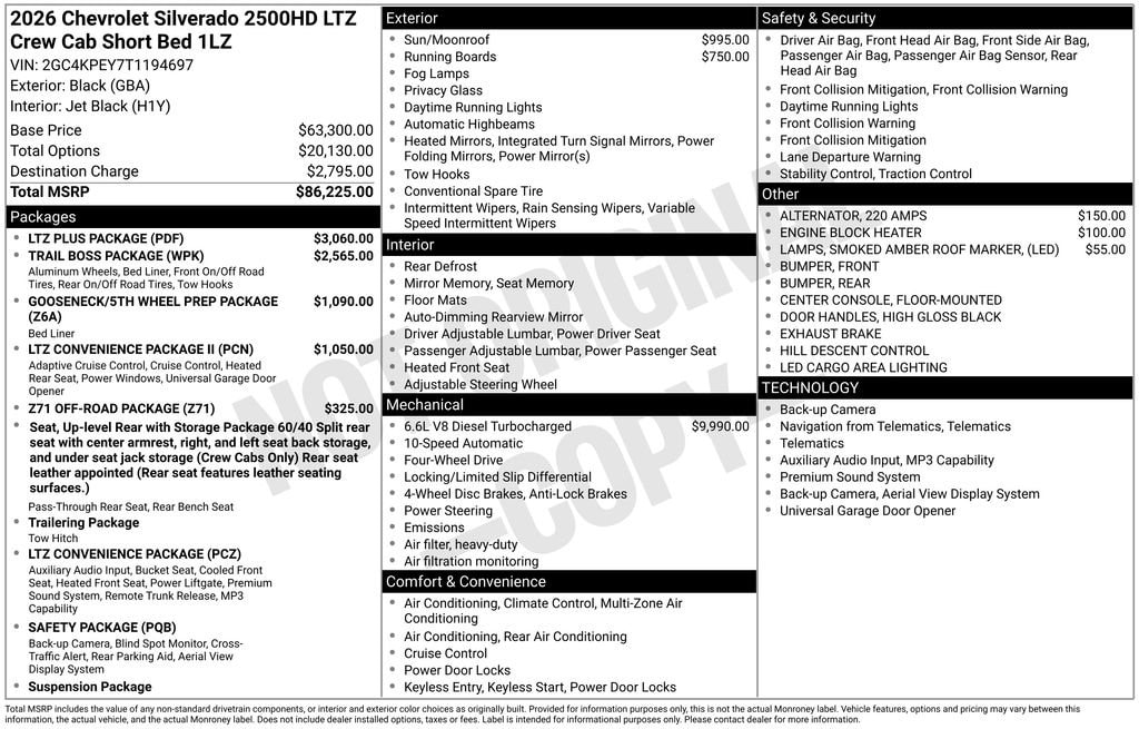 2026 Chevrolet Silverado 2500 HD LTZ - Photo 25