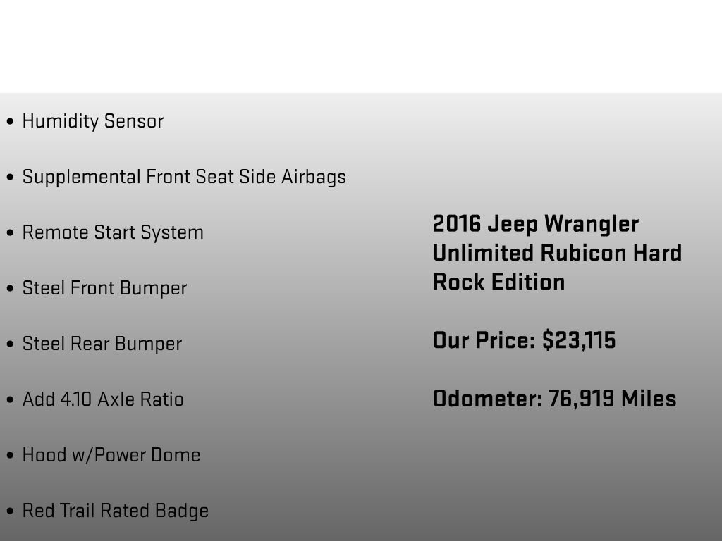 2016 Jeep Wrangler Unlimited Rubicon Hard Rock - Photo 36