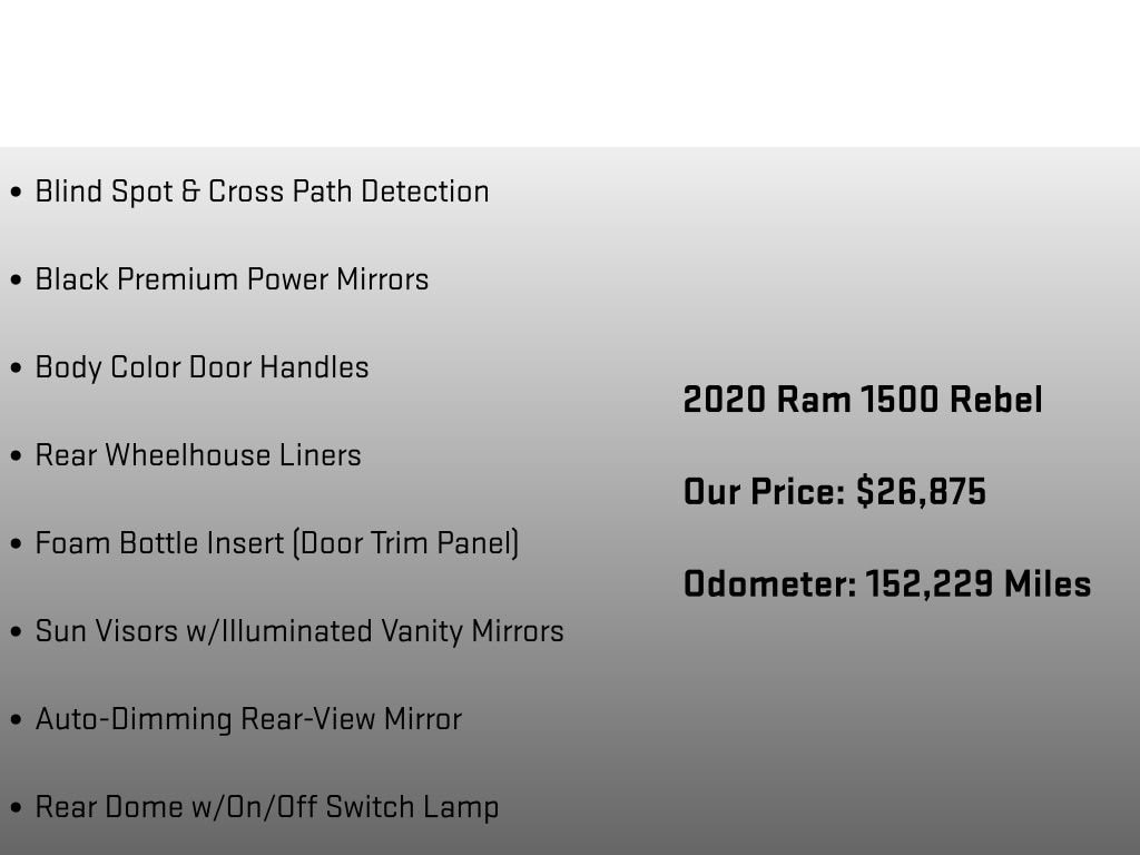 2020 RAM Ram 1500 Pickup Rebel - Photo 26