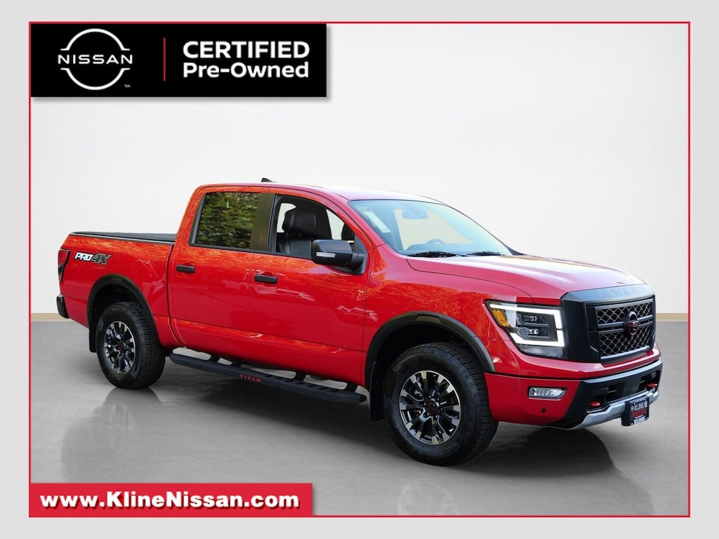 Certified 2024 Nissan Titan PRO-4X Truck Crew Cab