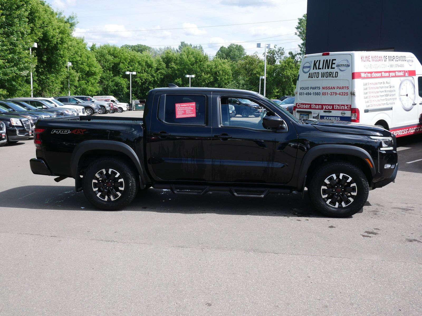 Certified 2023 Nissan Frontier PRO-4X with VIN 1N6ED1EK6PN664808 for sale in Maplewood, Minnesota