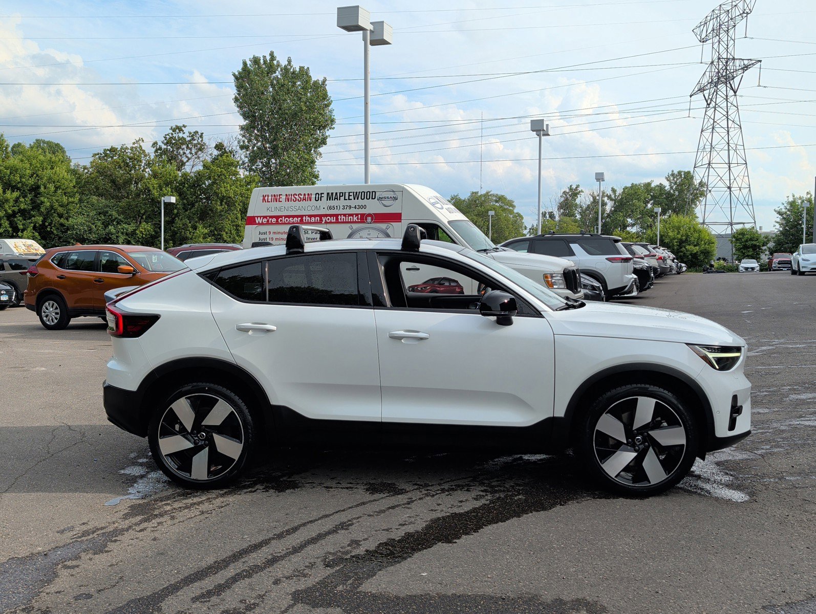 Certified 2023 Volvo C40 Ultimate with VIN YV4ED3GM6P2033214 for sale in Maplewood, MN