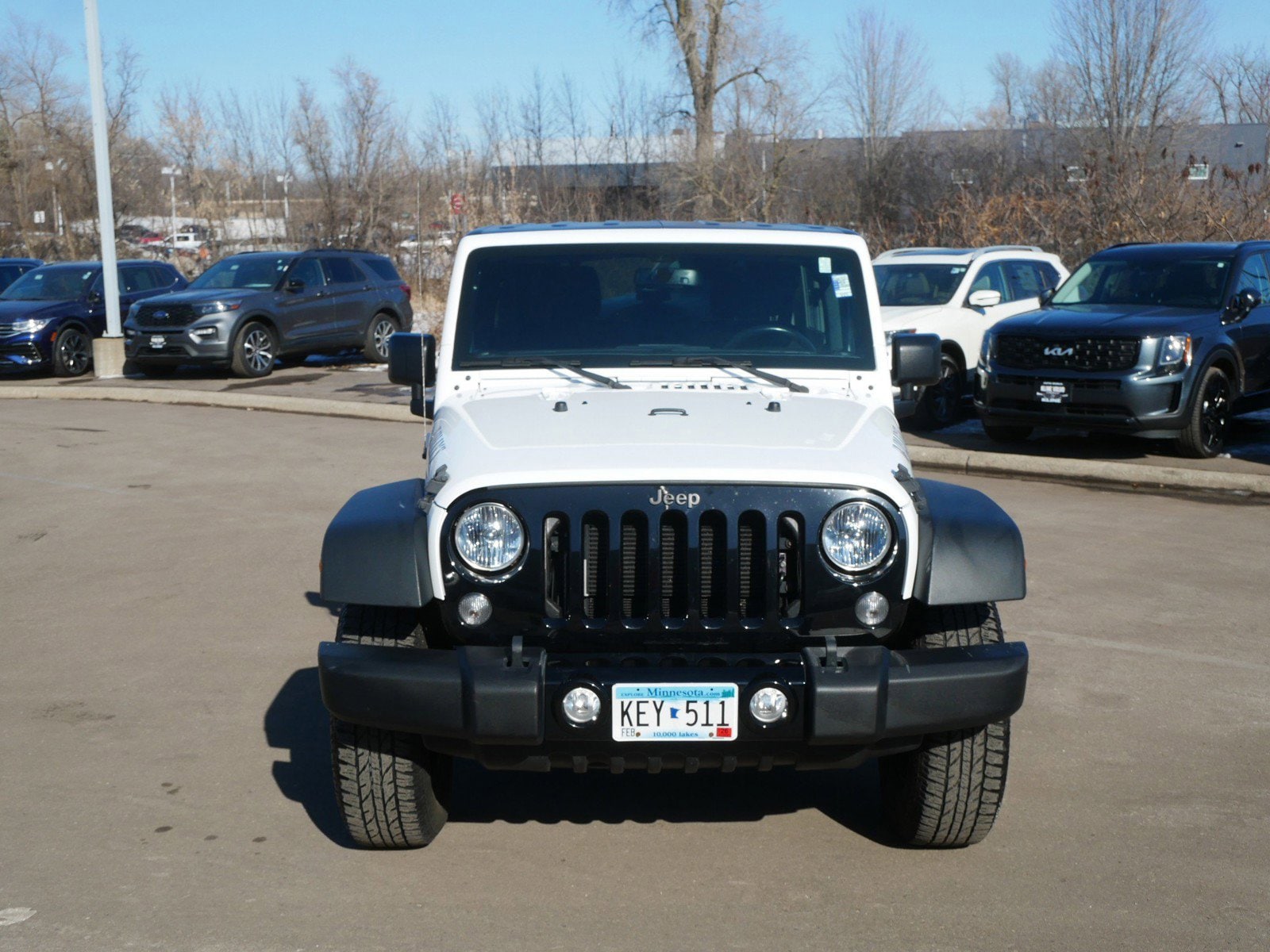 Used 2018 Jeep Wrangler JK Unlimited Willys Wheeler with VIN 1C4BJWDG3JL831461 for sale in Maplewood, Minnesota