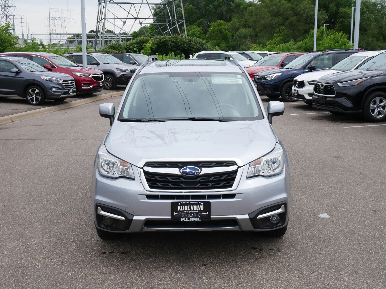 Used 2018 Subaru Forester Premium with VIN JF2SJAGC3JH416141 for sale in Maplewood, Minnesota