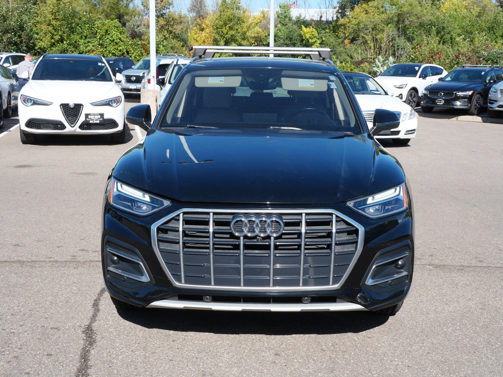 Used 2021 Audi Q5 Premium Plus with VIN WA1BAAFY9M2114754 for sale in Maplewood, Minnesota