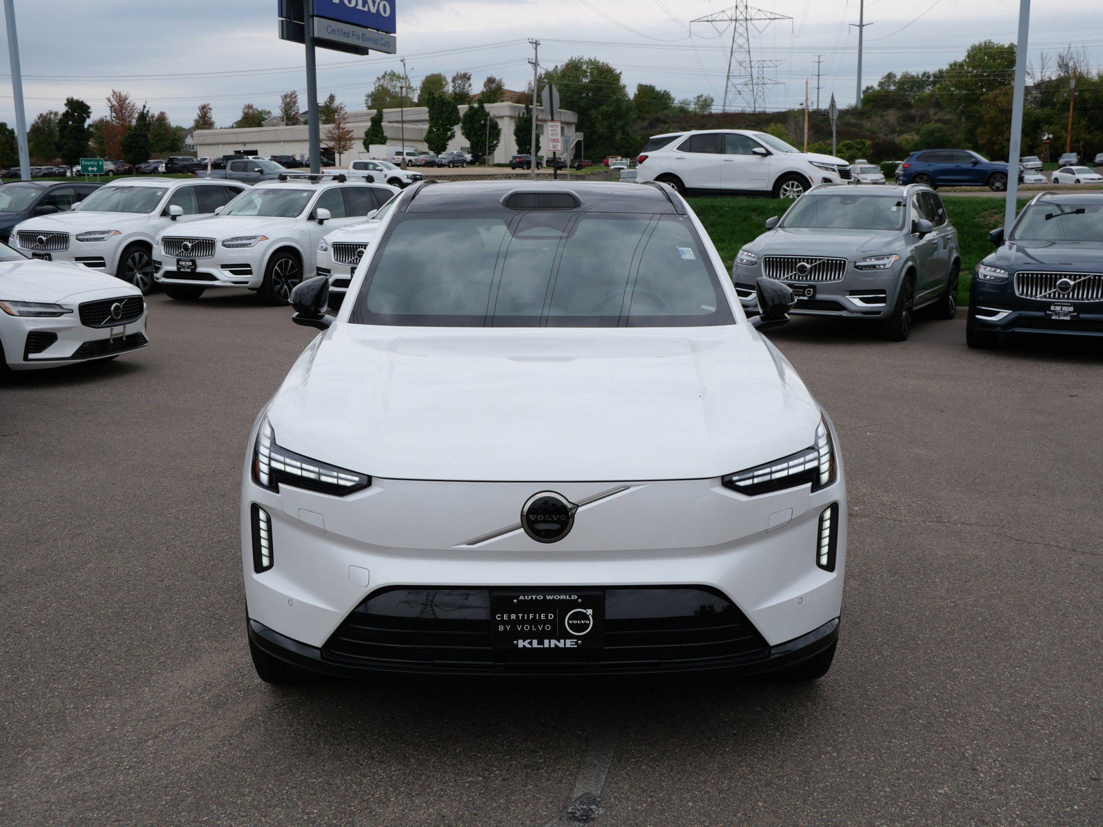 Certified 2025 Volvo EX90 Plus with VIN 7JDEV3VK4SG017131 for sale in Maplewood, Minnesota
