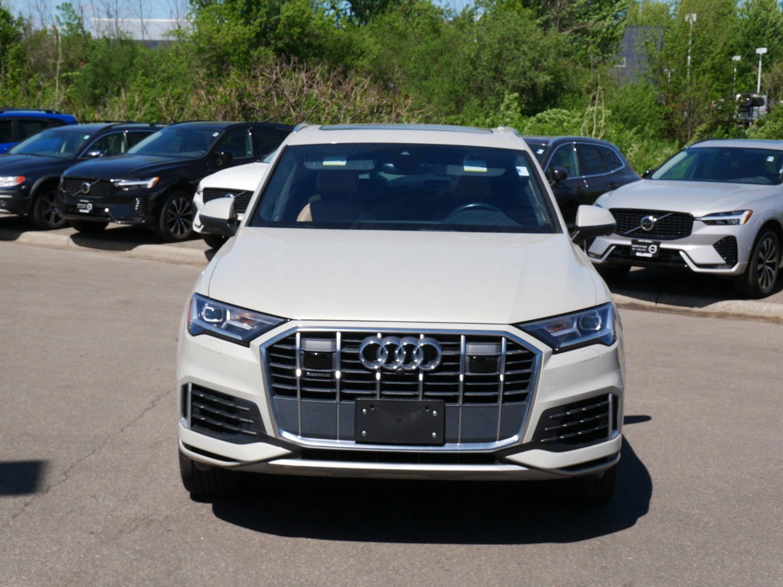 Used 2021 Audi Q7 Premium Plus with VIN WA1LXAF76MD037680 for sale in Maplewood, Minnesota