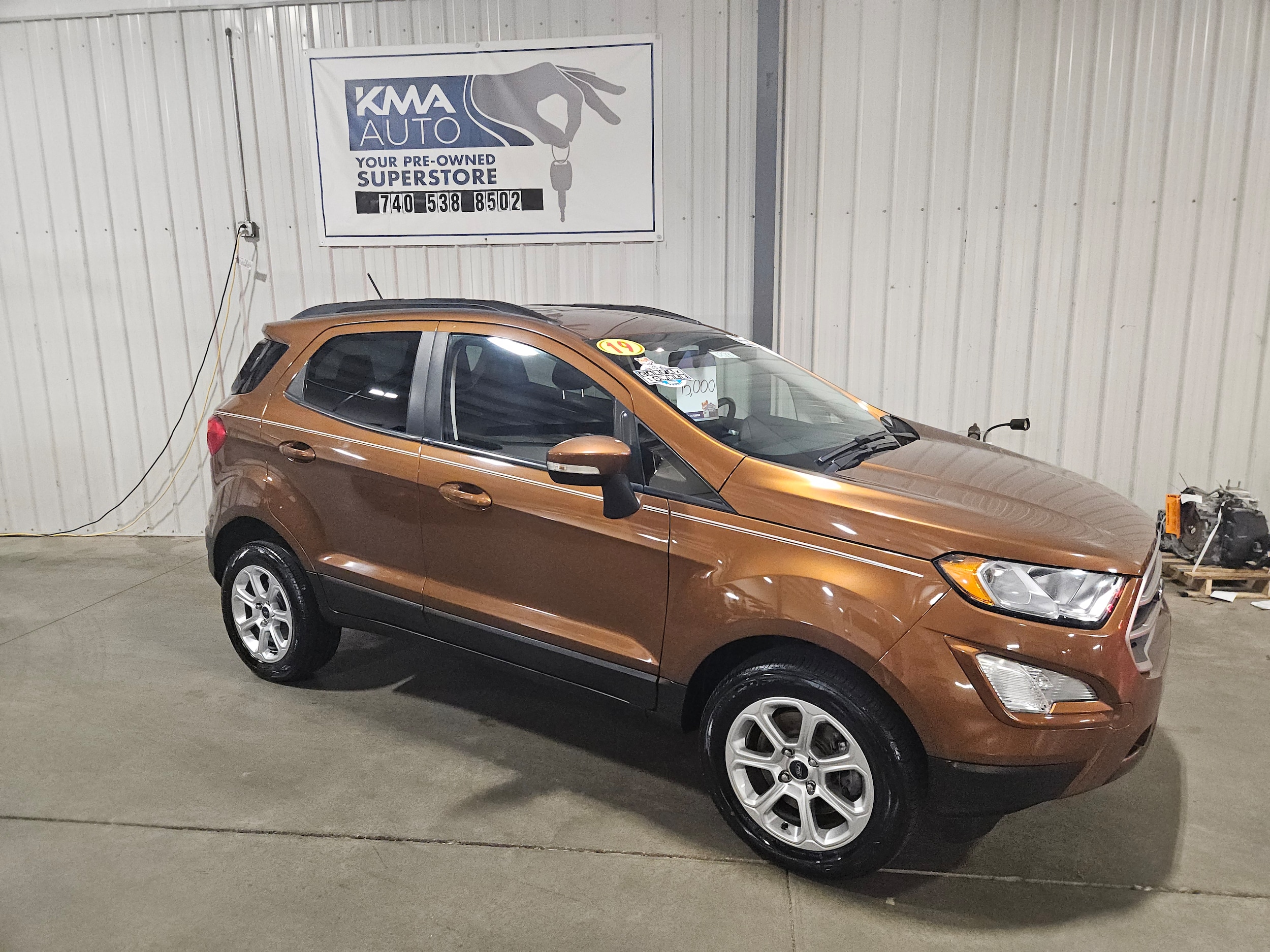 Used 2019 Ford Ecosport SE with VIN MAJ6S3GL1KC286678 for sale in Marietta, OH