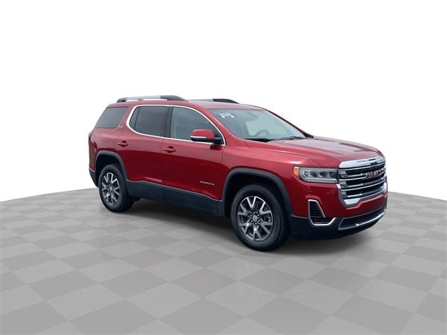Used 2023 GMC Acadia SLE with VIN 1GKKNRL47PZ206181 for sale in Blissfield, MI