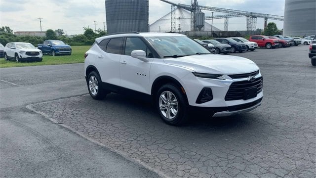 Used 2022 Chevrolet Blazer 2LT with VIN 3GNKBCR42NS143047 for sale in Blissfield, MI