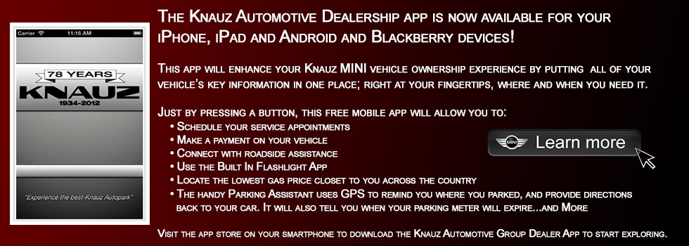 The Knauz Automotive Dealership App | Knauz MINI