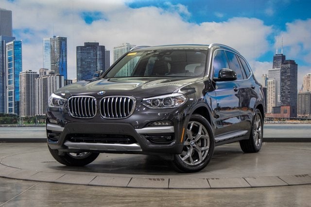 Used 2021 BMW X3 30i with VIN 5UXTY5C09M9H12959 for sale in Lake Bluff, IL