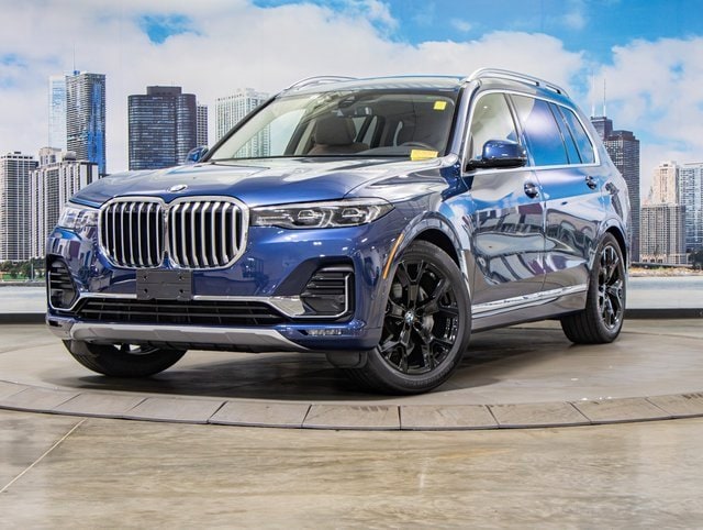 Certified 2022 BMW X7 40i with VIN 5UXCW2C06N9L70907 for sale in Lake Bluff, IL