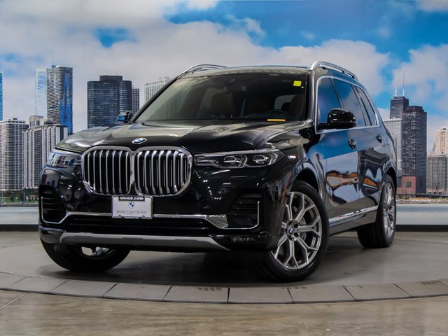 Certified 2021 BMW X7 40i with VIN 5UXCW2C07M9G35674 for sale in Lake Bluff, IL