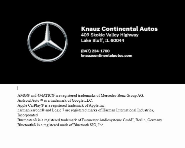 Used 2025 Mercedes-Benz EQS Base with VIN W1KCG2EB8SA052462 for sale in Lake Bluff, IL