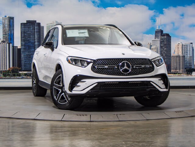 Moonlight White Metallic 2026 Mercedes-Benz GLC SUV / Crossover All-Wheel Drive 9-Speed Automatic