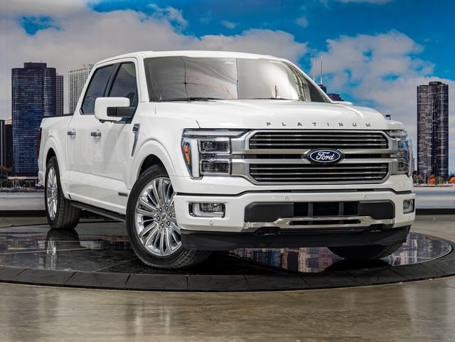 White Metallic 2025 Ford F-150 Pickup Truck Four-Wheel Drive Automatic