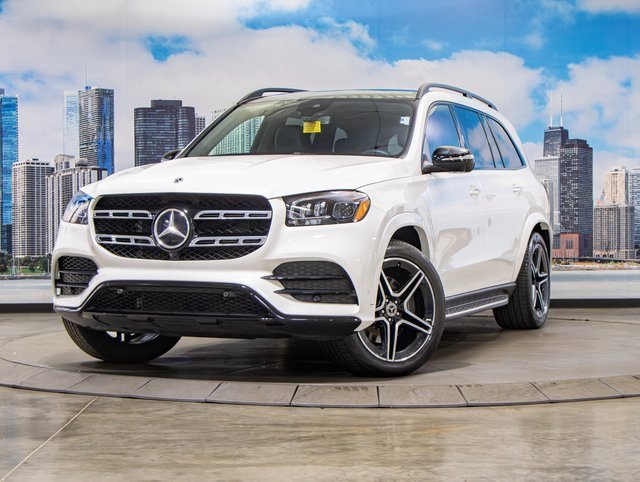 Certified 2022 Mercedes-Benz GLS GLS450 with VIN 4JGFF5KE2NA767263 for sale in Lake Bluff, IL