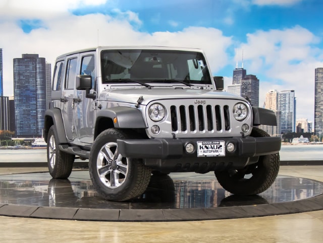Used 2014 Jeep Wrangler Unlimited Sport with VIN 1C4BJWDGXEL243871 for sale in Lake Bluff, IL