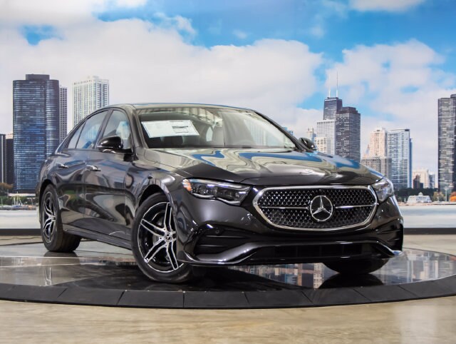 Gray (Graphite Grey Metallic) 2026 Mercedes-Benz E-Class Sedan All-Wheel Drive 9-Speed Automatic