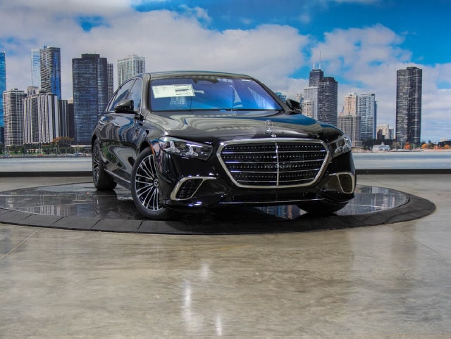 Black 2027 Mercedes-Benz S-Class Sedan All-Wheel Drive 9-Speed Automatic
