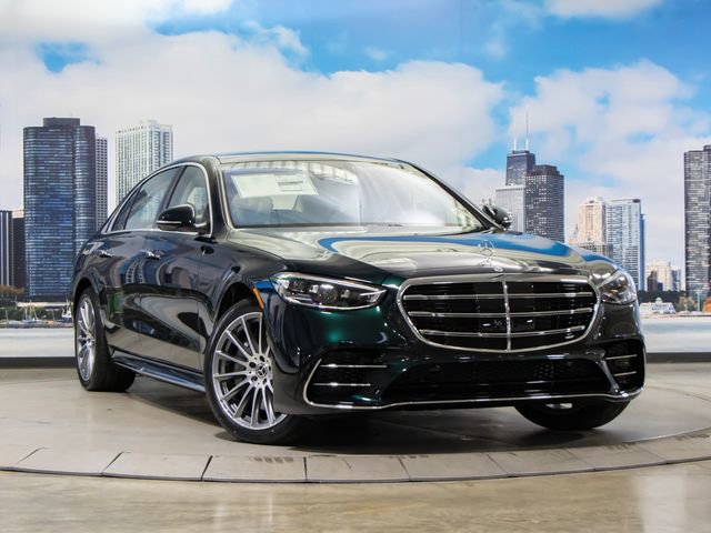 Emerald Green Metallic 2026 Mercedes-Benz S-Class S 580 4MATIC Sedan All-Wheel Drive 9-Speed Automatic