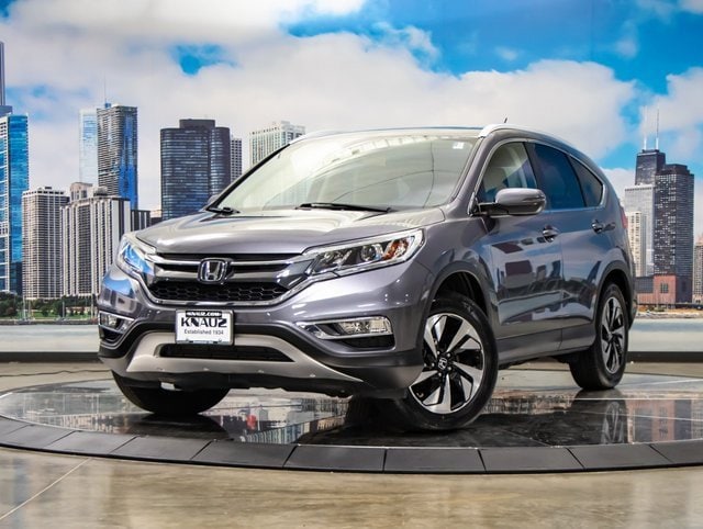 Used 2016 Honda CR-V Touring with VIN 5J6RM4H93GL071802 for sale in Lake Bluff, IL