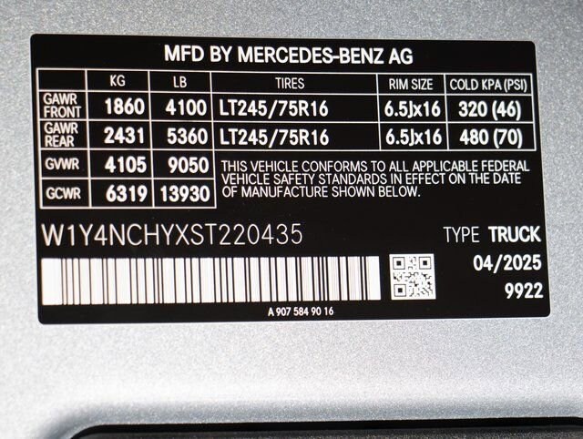 2025 Mercedes-Benz Sprinter Cargo Van Base - Photo 7