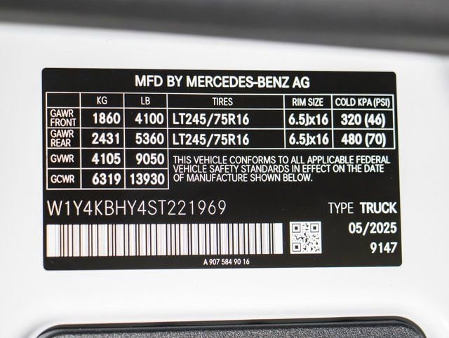 2025 Mercedes-Benz Sprinter Cargo Van Base - Photo 7