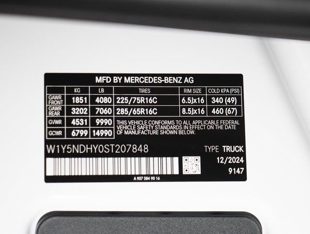 2025 Mercedes-Benz Sprinter Cargo Van Base - Photo 7