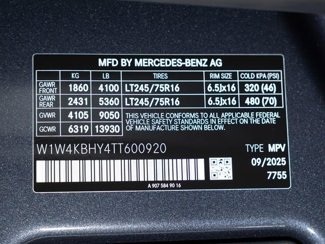 2026 Mercedes-Benz Sprinter Crew Van Base - Photo 7