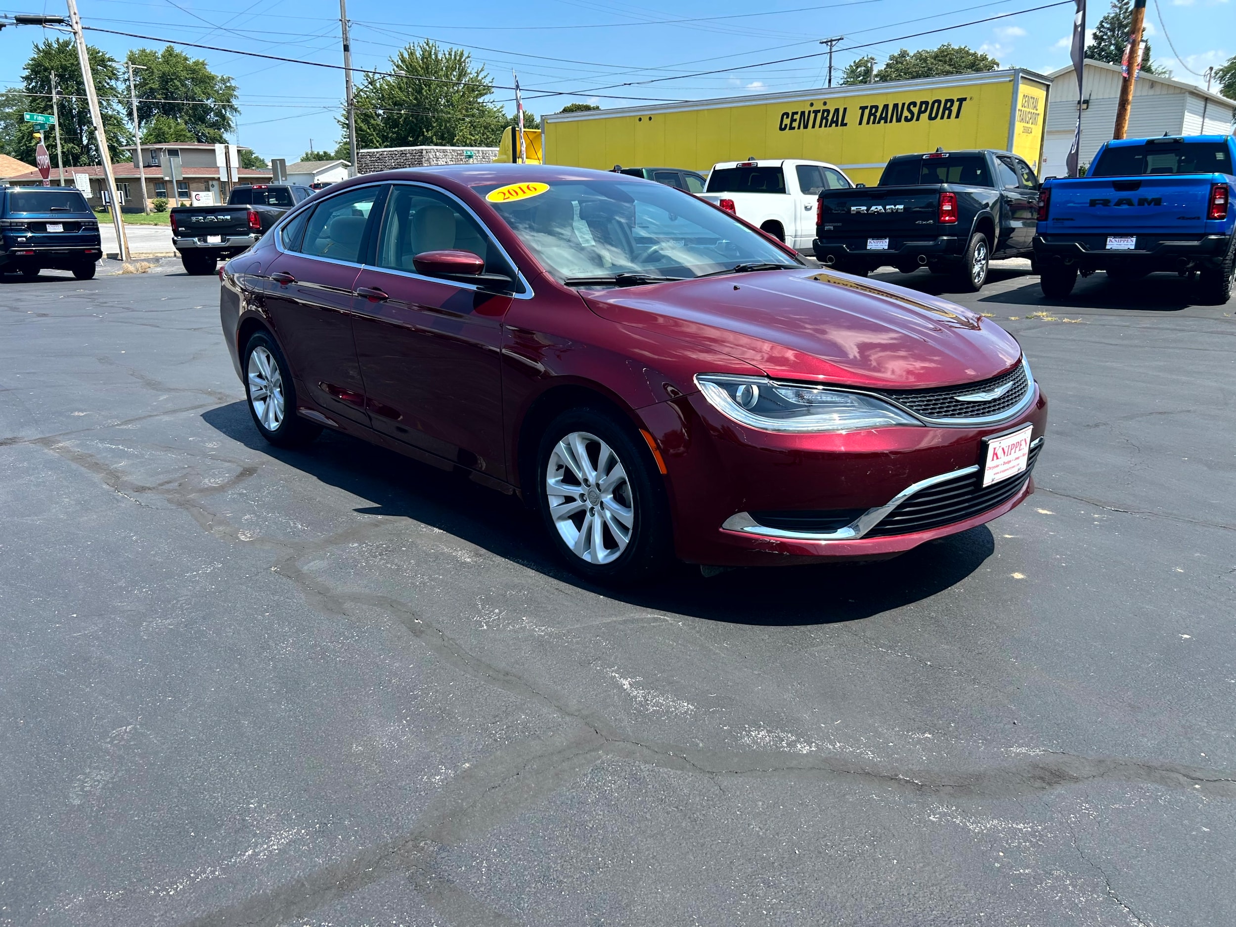 Used 2016 Chrysler 200 Limited with VIN 1C3CCCAB7GN179788 for sale in Delphos, OH