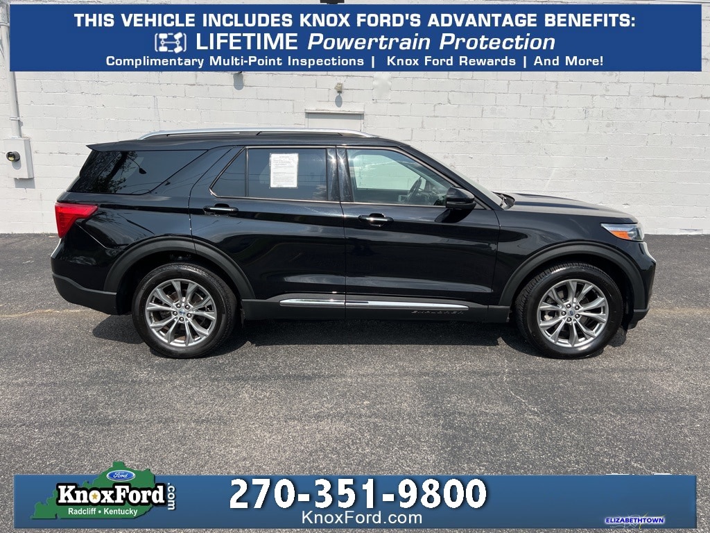 Used 2022 Ford Explorer Limited with VIN 1FMSK8FH1NGA95113 for sale in Radcliff, KY