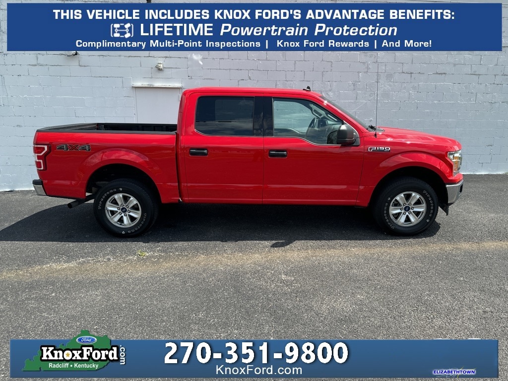 Used 2020 Ford F-150 XLT with VIN 1FTEW1E5XLFA27724 for sale in Radcliff, KY