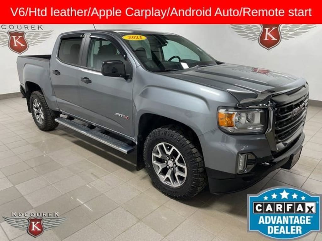 Used 2021 GMC Canyon 4WD AT4 w/Leather Truck
