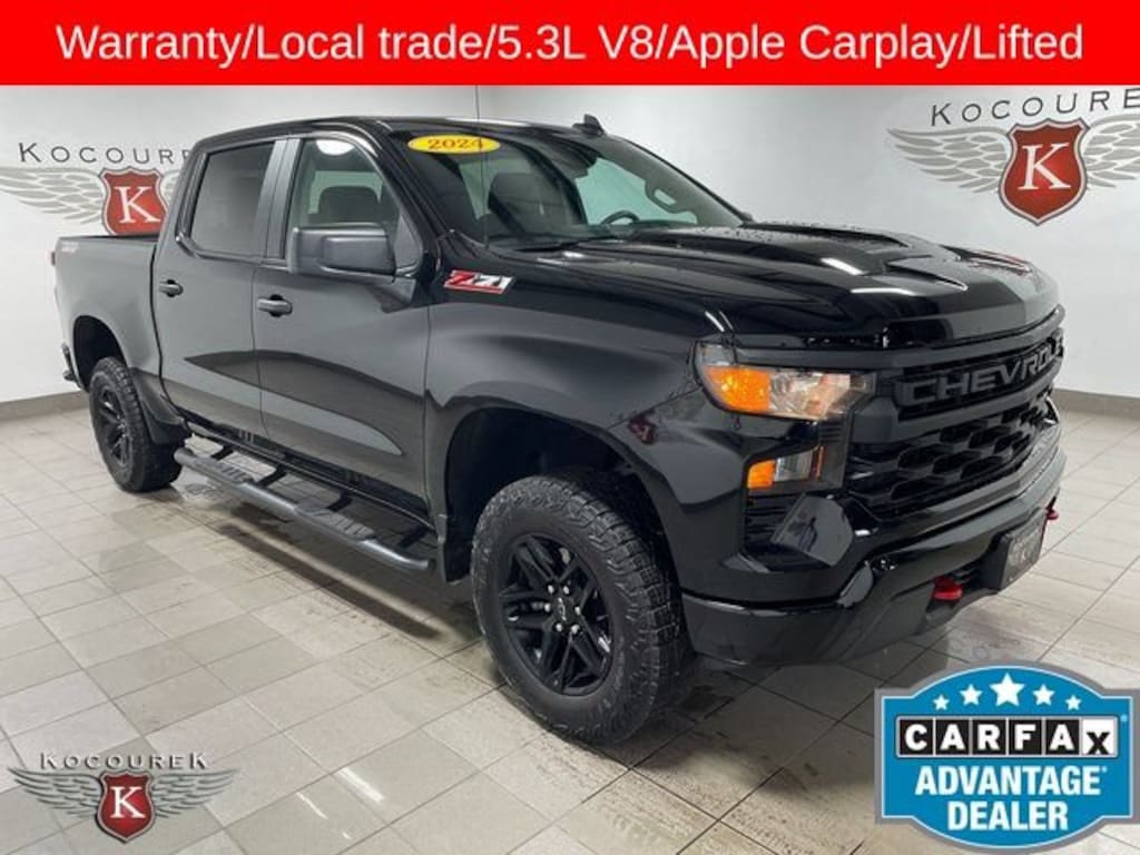 Used 2024 Chevrolet Silverado 1500 Custom Trail Boss Truck