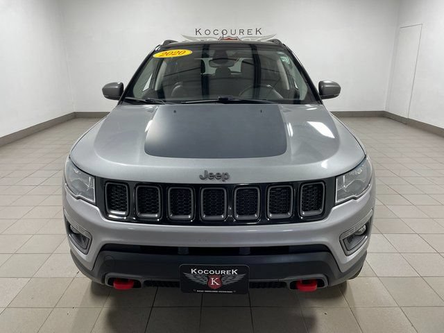 Used 2020 Jeep Compass Trailhawk with VIN 3C4NJDDB1LT127689 for sale in Wausau, WI