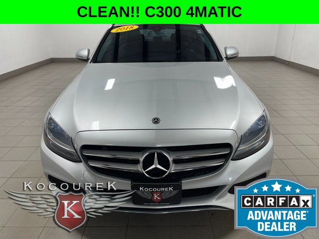 Used 2018 Mercedes-Benz C-Class Sedan C300 with VIN 55SWF4KB5JU250883 for sale in Wausau, WI