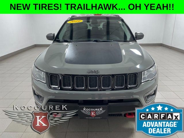 Used 2019 Jeep Compass Trailhawk with VIN 3C4NJDDB0KT674550 for sale in Wausau, WI