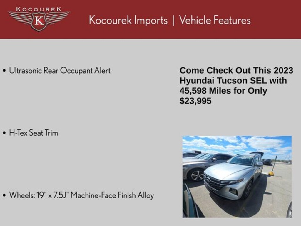 Used 2023 Hyundai Tucson SEL SUV