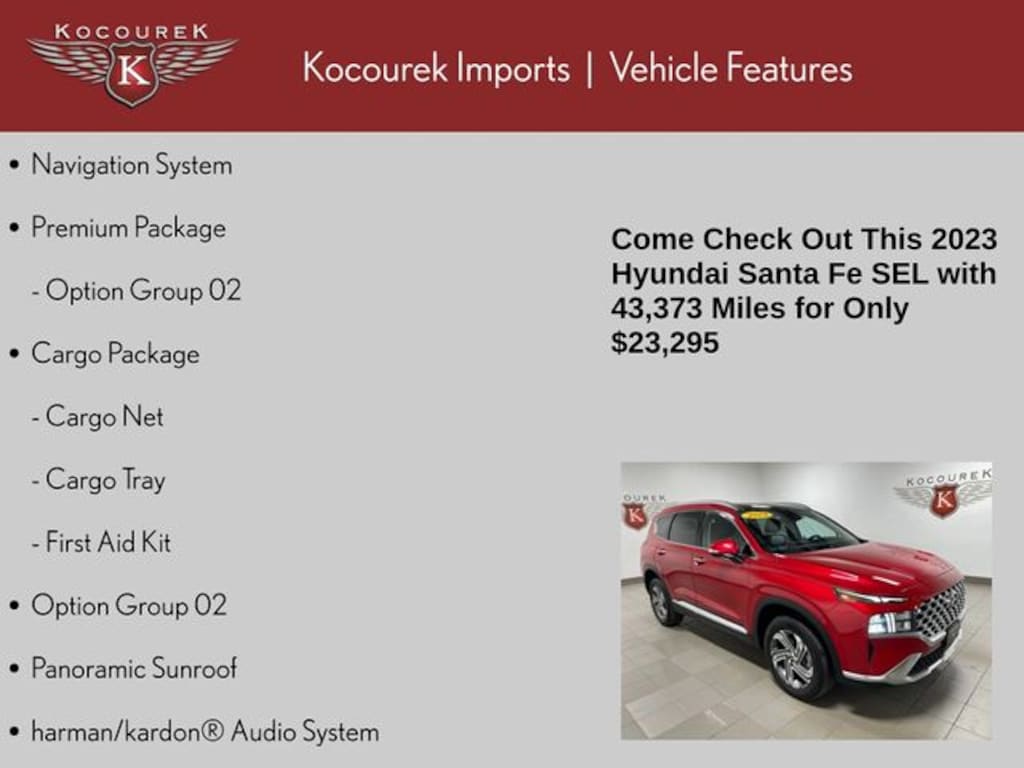 Used 2023 Hyundai Santa Fe SEL SUV