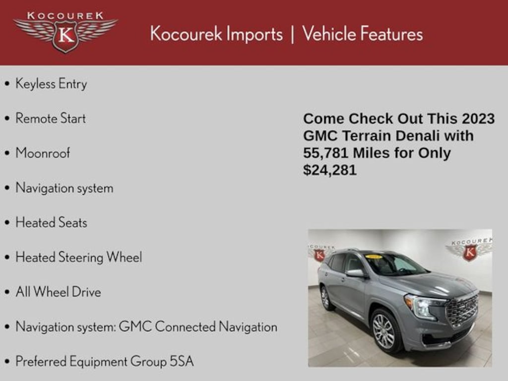 Used 2023 GMC Terrain Denali SUV