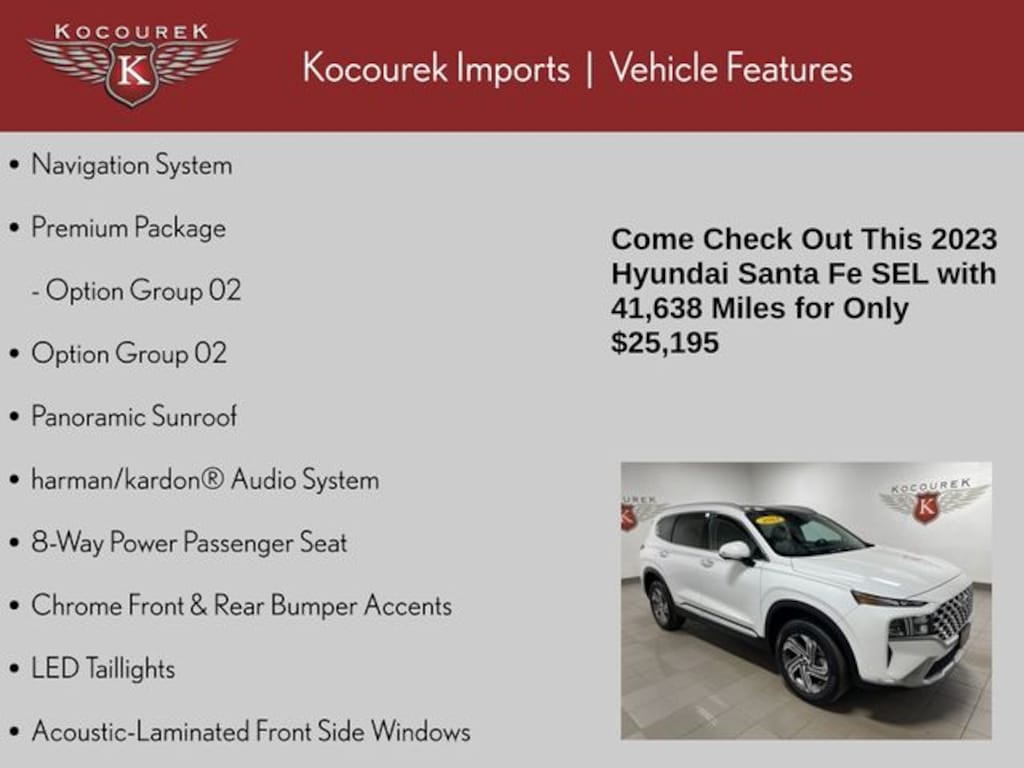Used 2023 Hyundai Santa Fe SEL SUV